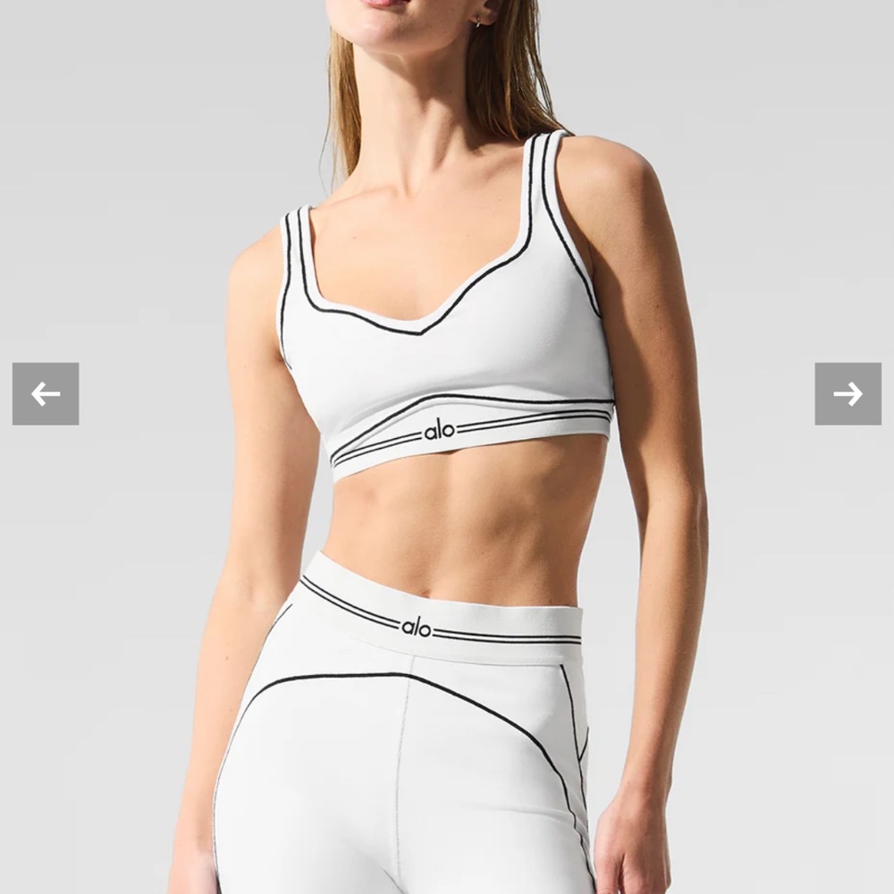 Airbrush High-Waist Heart Throb White/black set